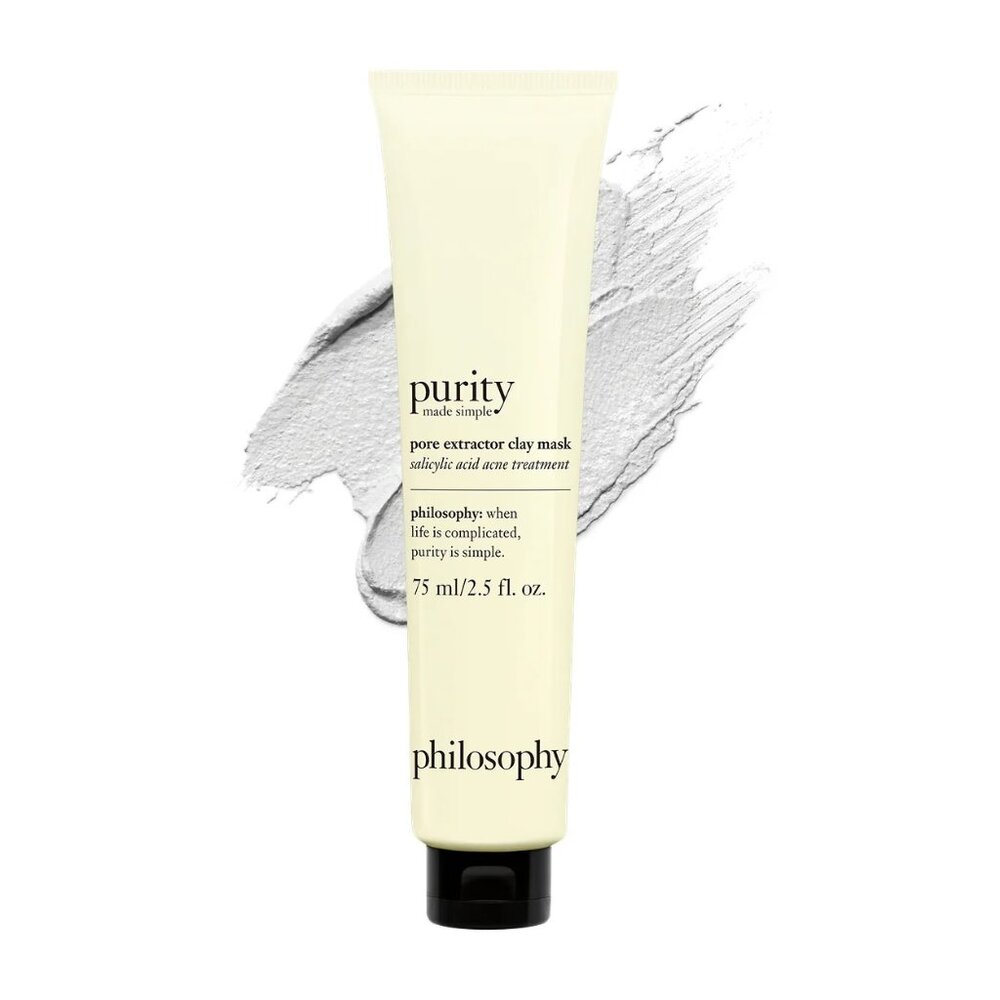 Philosophy Purity Pore Extractor Clay Mask 2.5 oz Salicylic Acid NIB Exp 2020